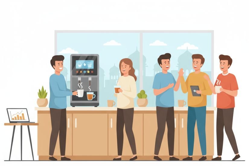 Why Every Office Needs a Tea and Coffee Vending Machine for Better Productivity